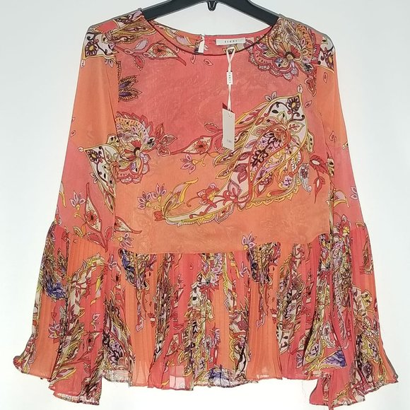 Sioni Tops - NWT Sioni Women's Coral orange top blouse Size M